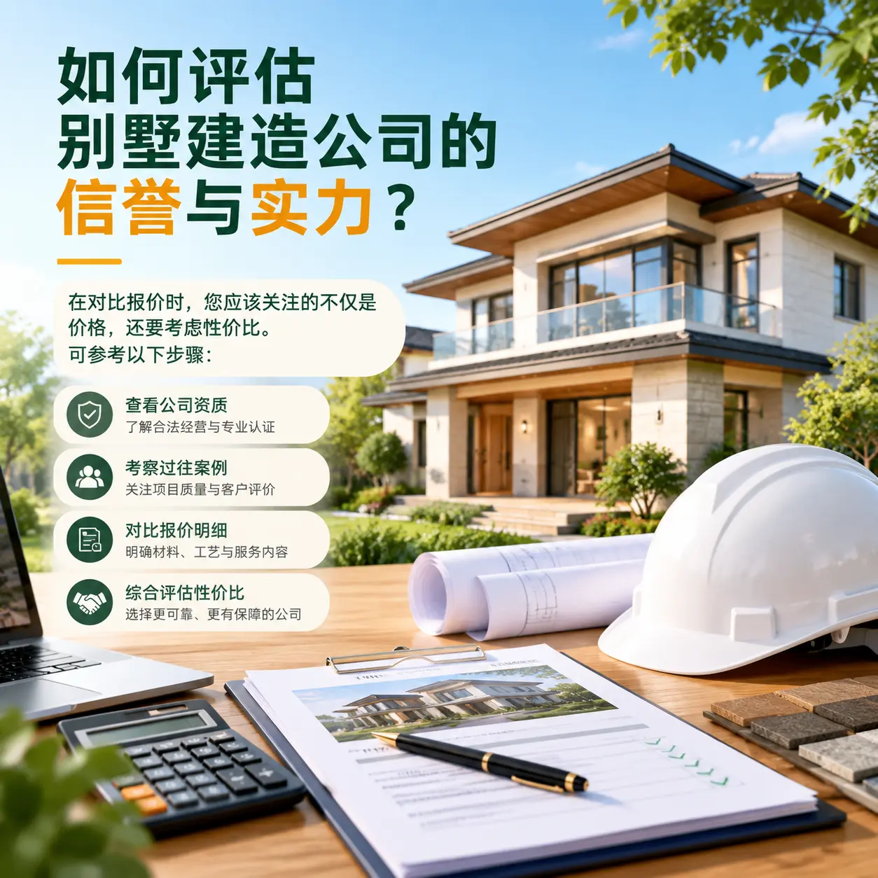 如何评估 黎平 别墅建造公司的信誉与实力？