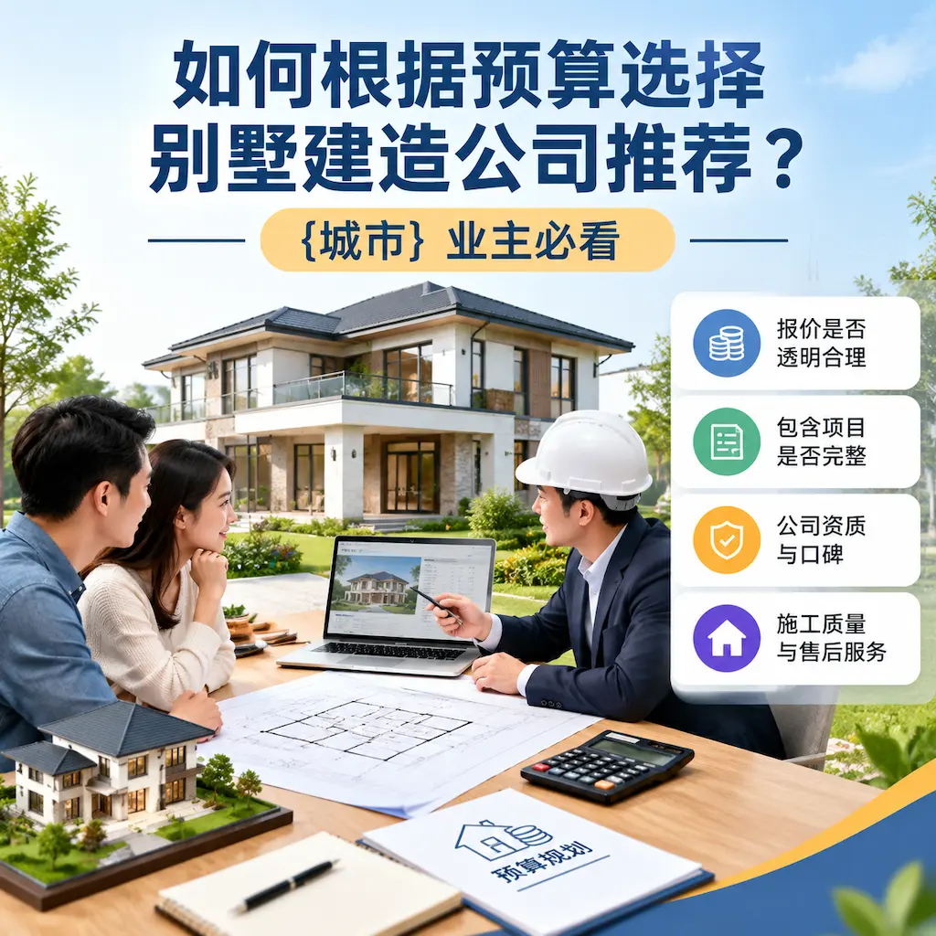 如何根据预算选择别墅建造公司推荐？ 黎平 业主必看